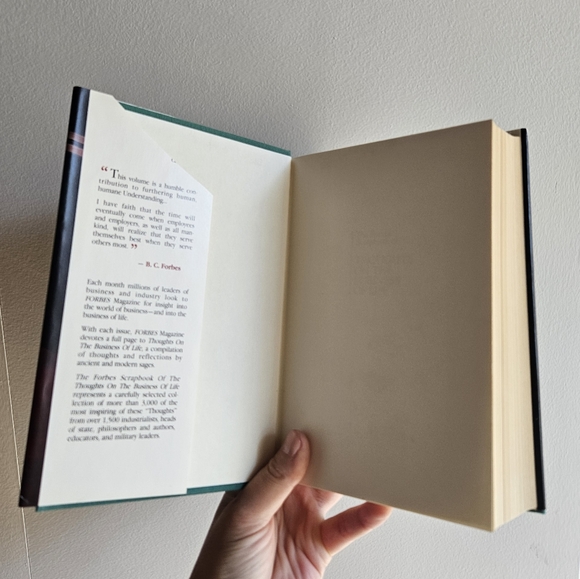 BOGO Books: "The Forbes Scrapbook of Thoughts on the Business of Life" Hardcover - Picture 6 of 10
